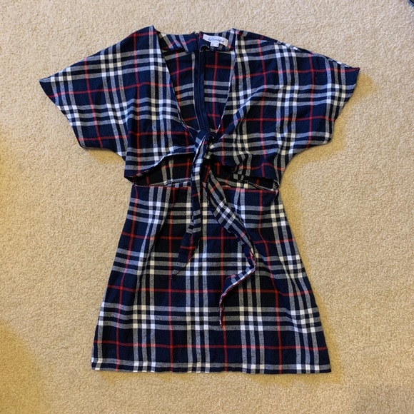 PLAID DRESS - Picture 3 of 4